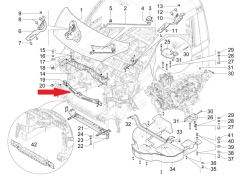 Cross member Plate in the middle
